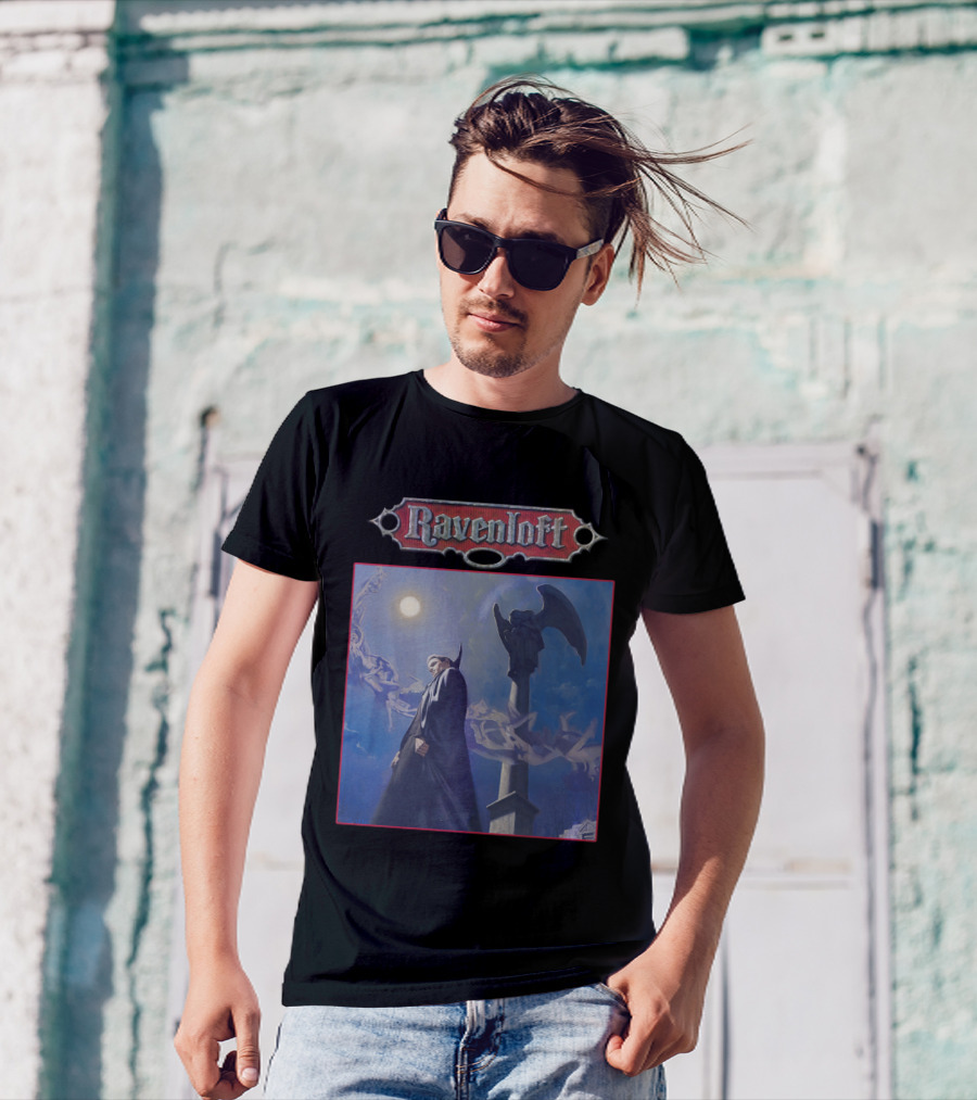 Ravenloft Vampire Night Gothic Scene T-Shirt