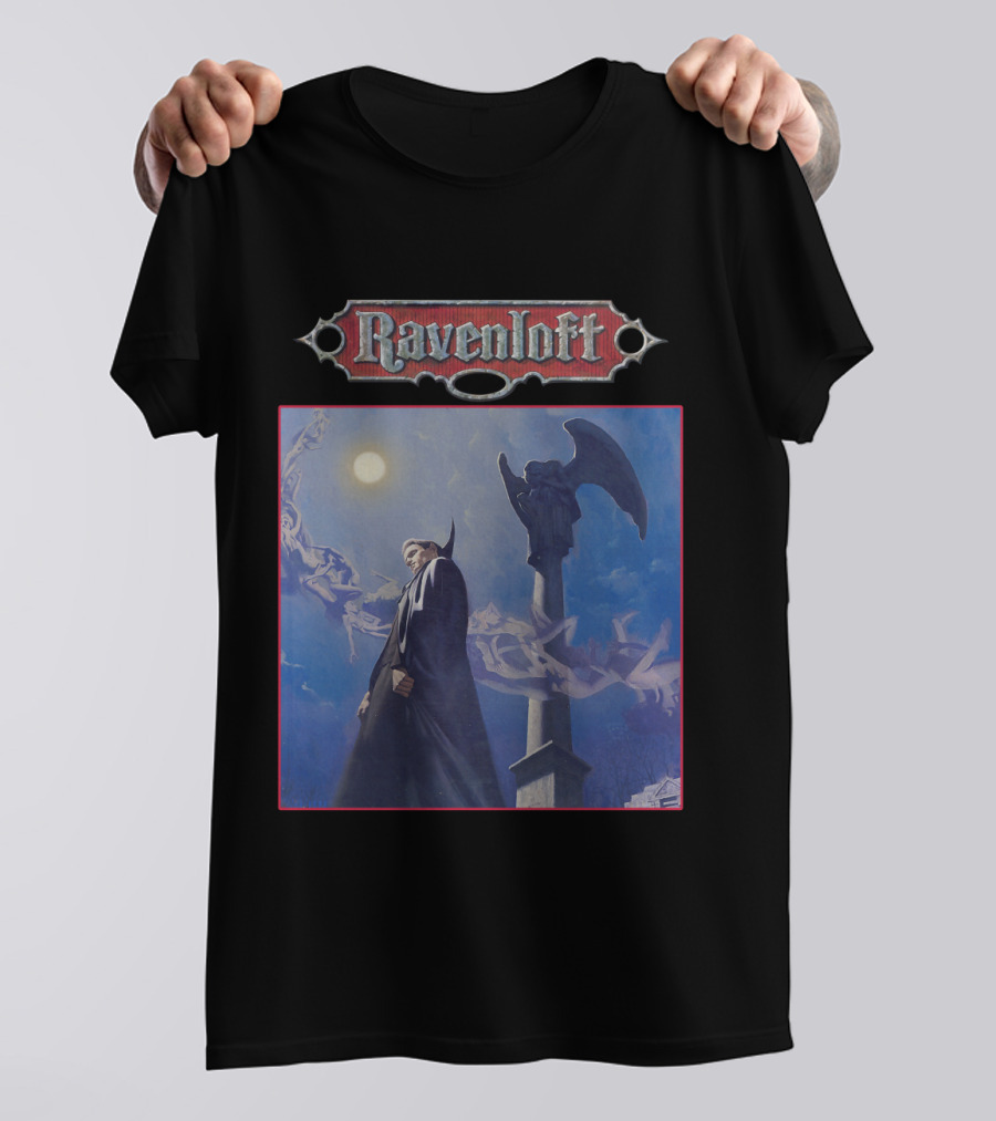 Ravenloft Vampire Night Gothic Scene T-Shirt