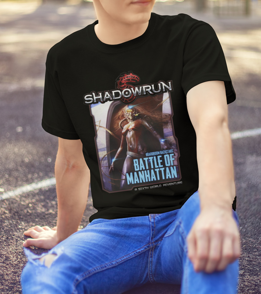 Shadowrun Boardroom Backstabs Battle Of Manhattan A Sixth World Adventure T-Shirt