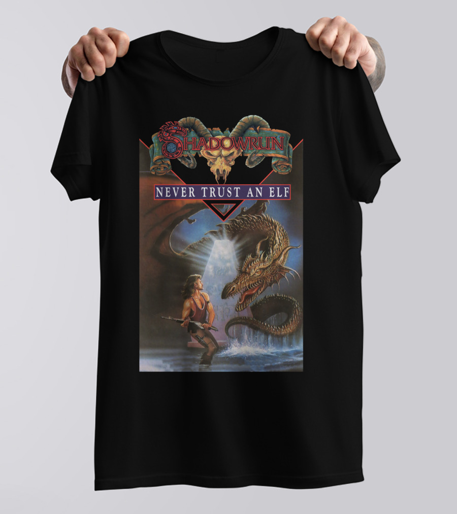 Shadowrun Never Trust An Elf T-Shirt
