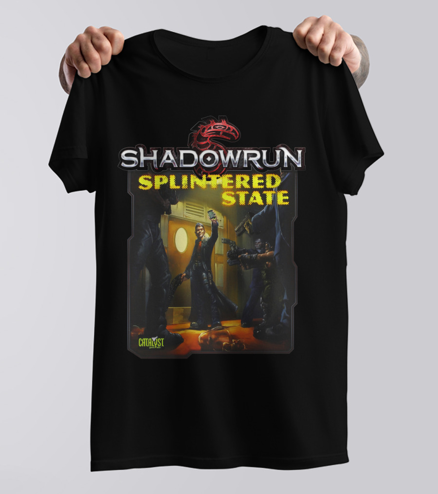 Shadowrun Splintered State Catalyst Game Labs T-Shirt
