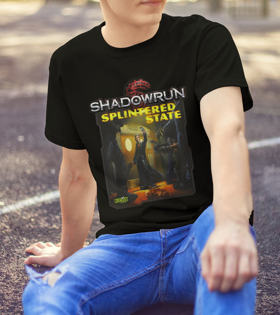 Shadowrun Splintered State Catalyst Game Labs T-Shirt