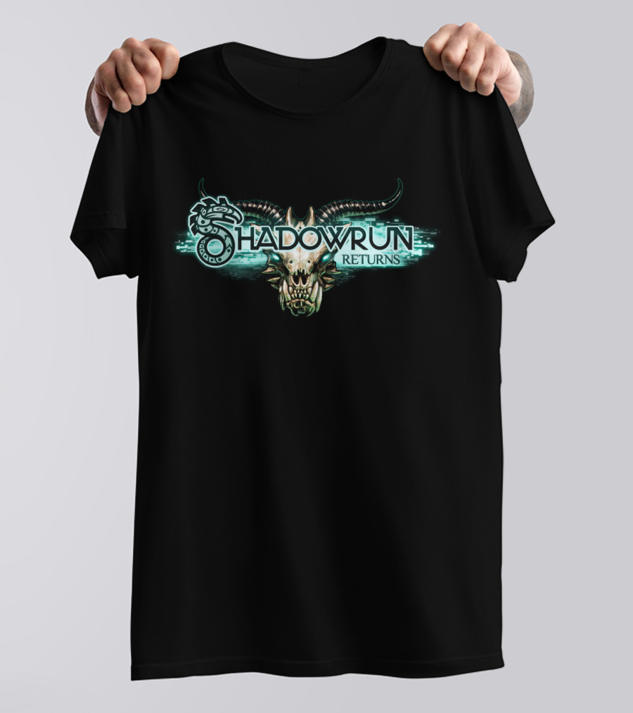 Shadowrun Returns Dragon Skull T-Shirt