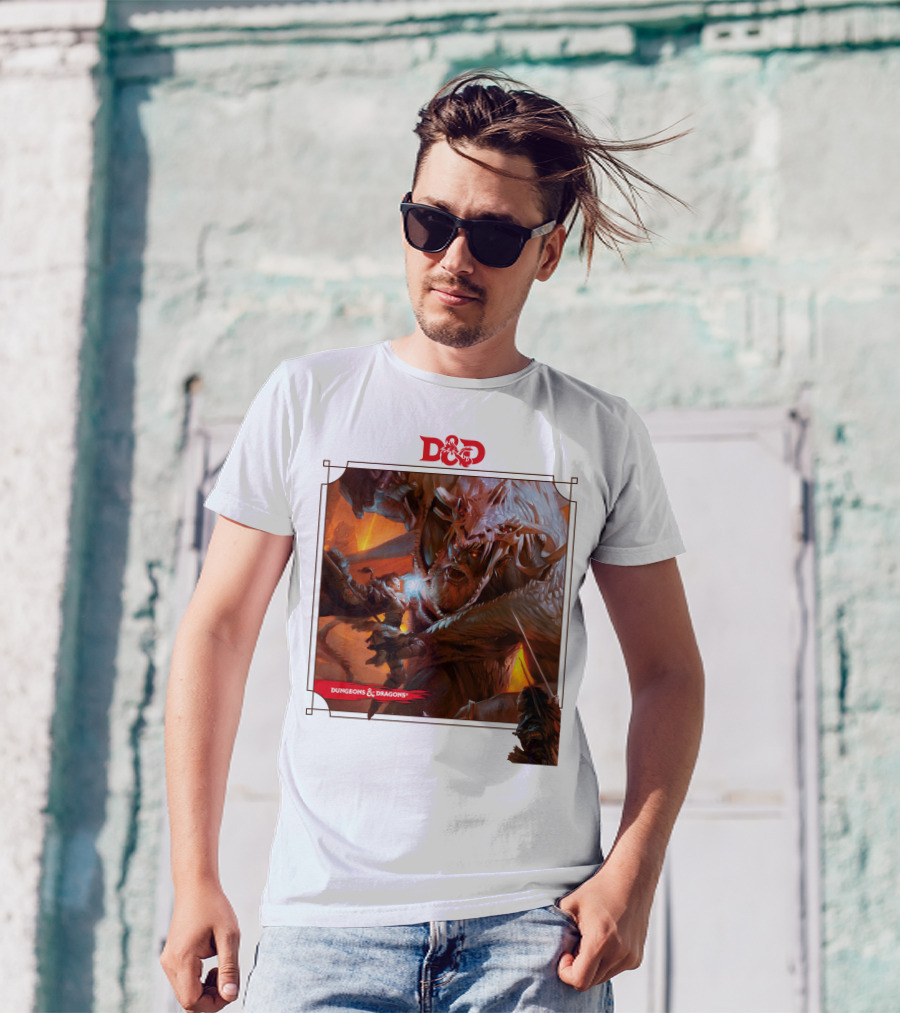 Dungeons And Dragons Epic Battle Scene DnD T-Shirt