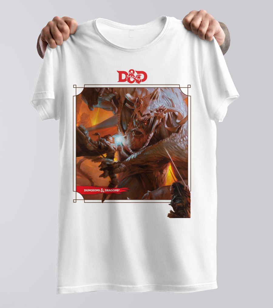 Dungeons And Dragons Epic Battle Scene DnD T-Shirt