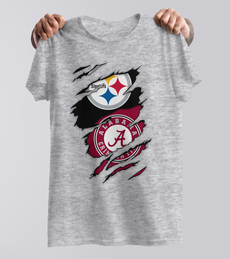 Steelers Alabama Crimson Tide Fusion T-Shirt