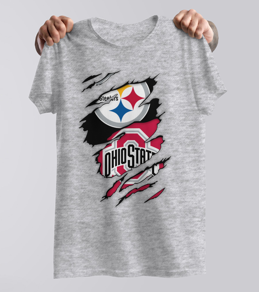 Ohio State Buckeyes Steelers Rip T-Shirt