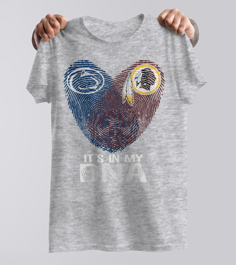 Penn State Nittany Lions Washington Redskins It's In My Dna T-Shirt