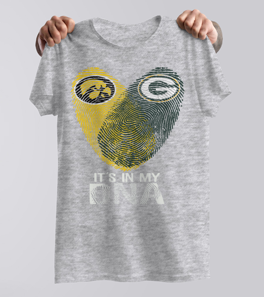 Iowa Hawkeyes Green Bay Packers It's In My Dna T-Shirt
