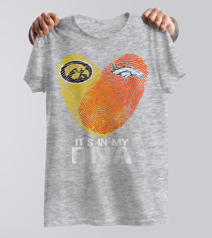 Iowa Hawkeyes Denver Broncos It's In My Dna T-Shirt