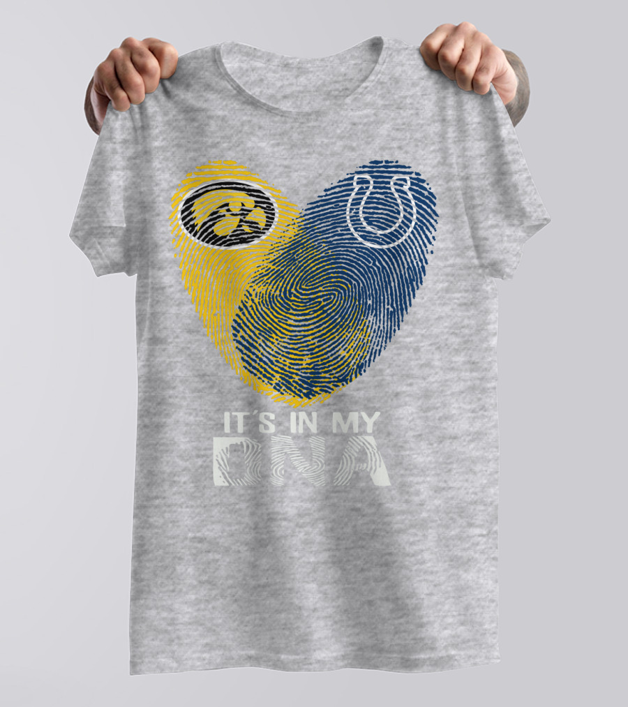 Indianapolis Colts Iowa Hawkeyes It's In My Dna T-Shirt