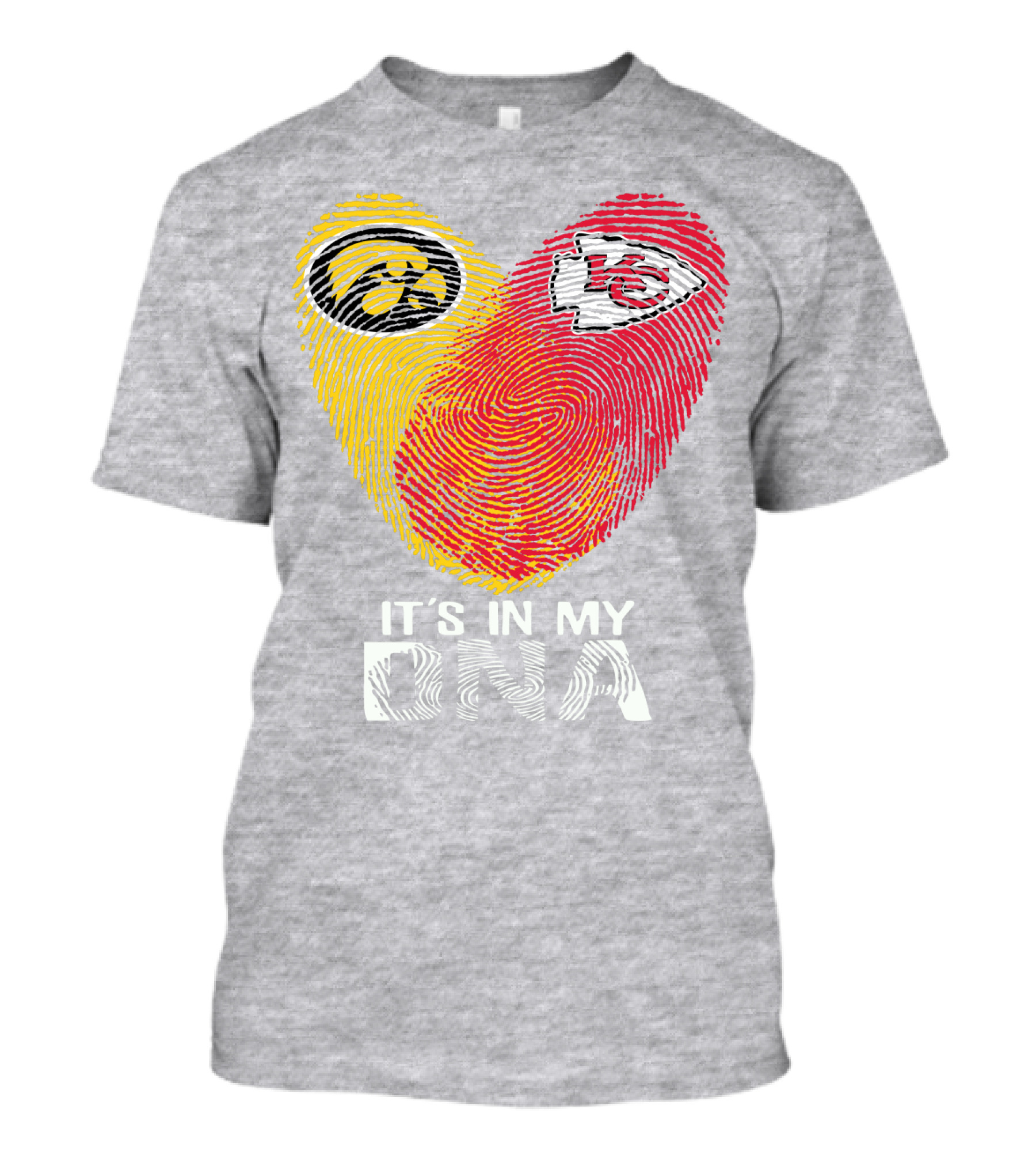 Kansas City Chiefs Iowa Hawkeyes It's In My Dna T-Shirt