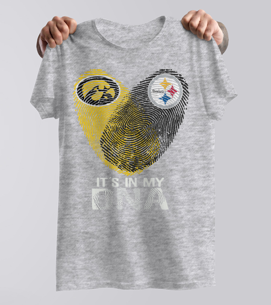 Pittsburgh Steelers Iowa Hawkeye It's In My Dna T-Shirt