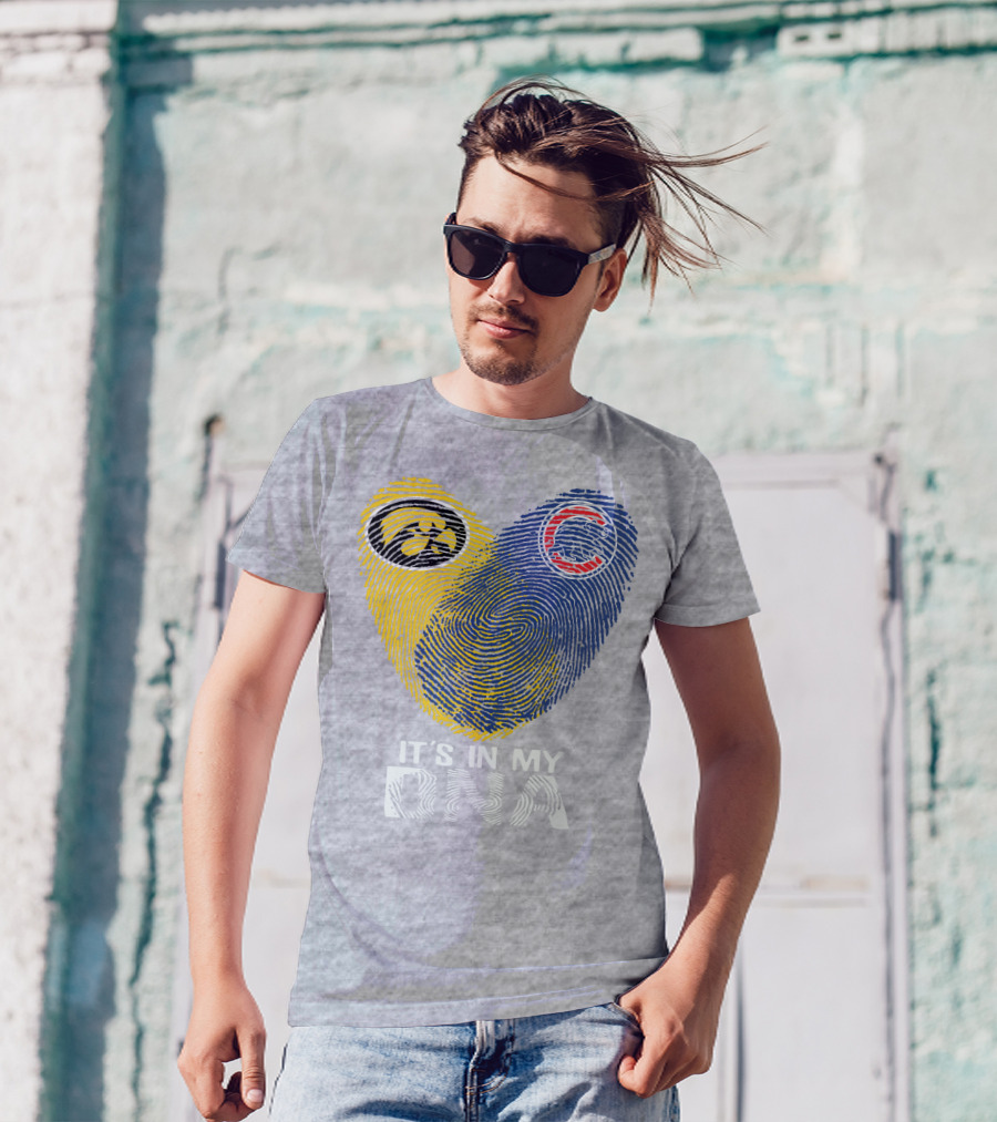 Chicago Cubs Iowa Hawkeyes It's In My DNA T-Shirt