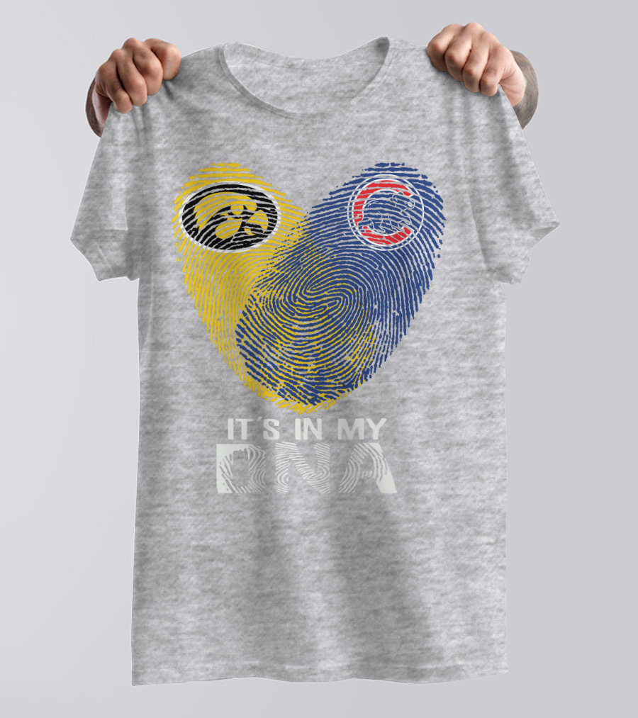 Chicago Cubs Iowa Hawkeyes It's In My DNA T-Shirt