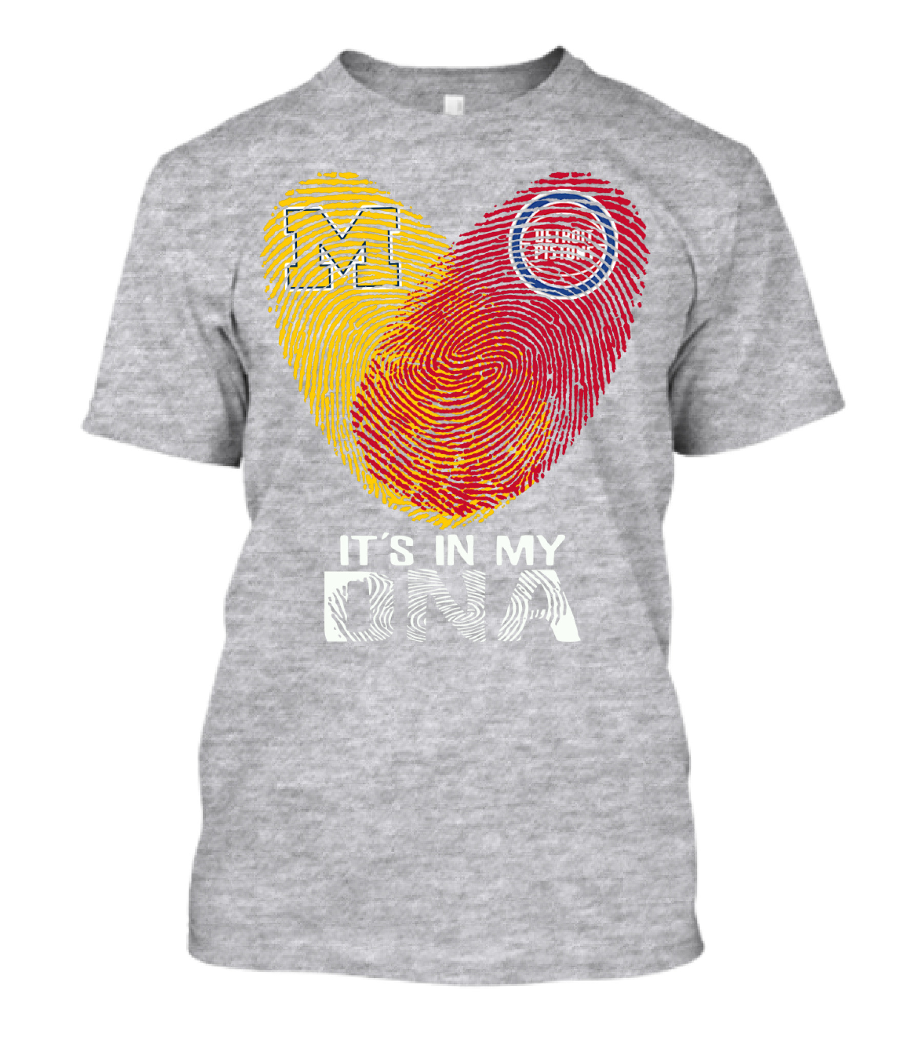 Michigan M Detroit Pistons It's In My DNA T-Shirt