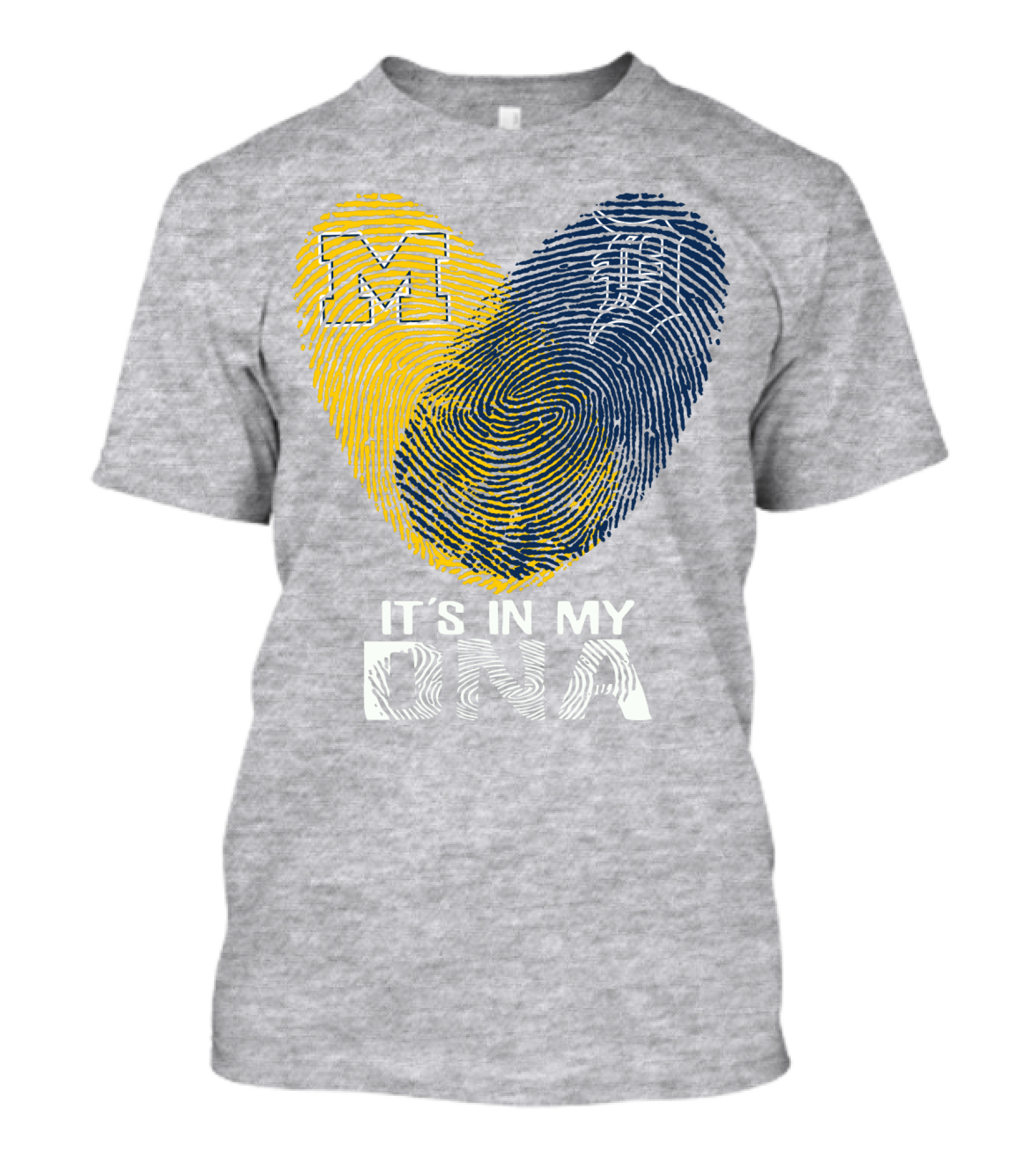It's In My DNA Detroit Tigers M Michigan T-Shirt