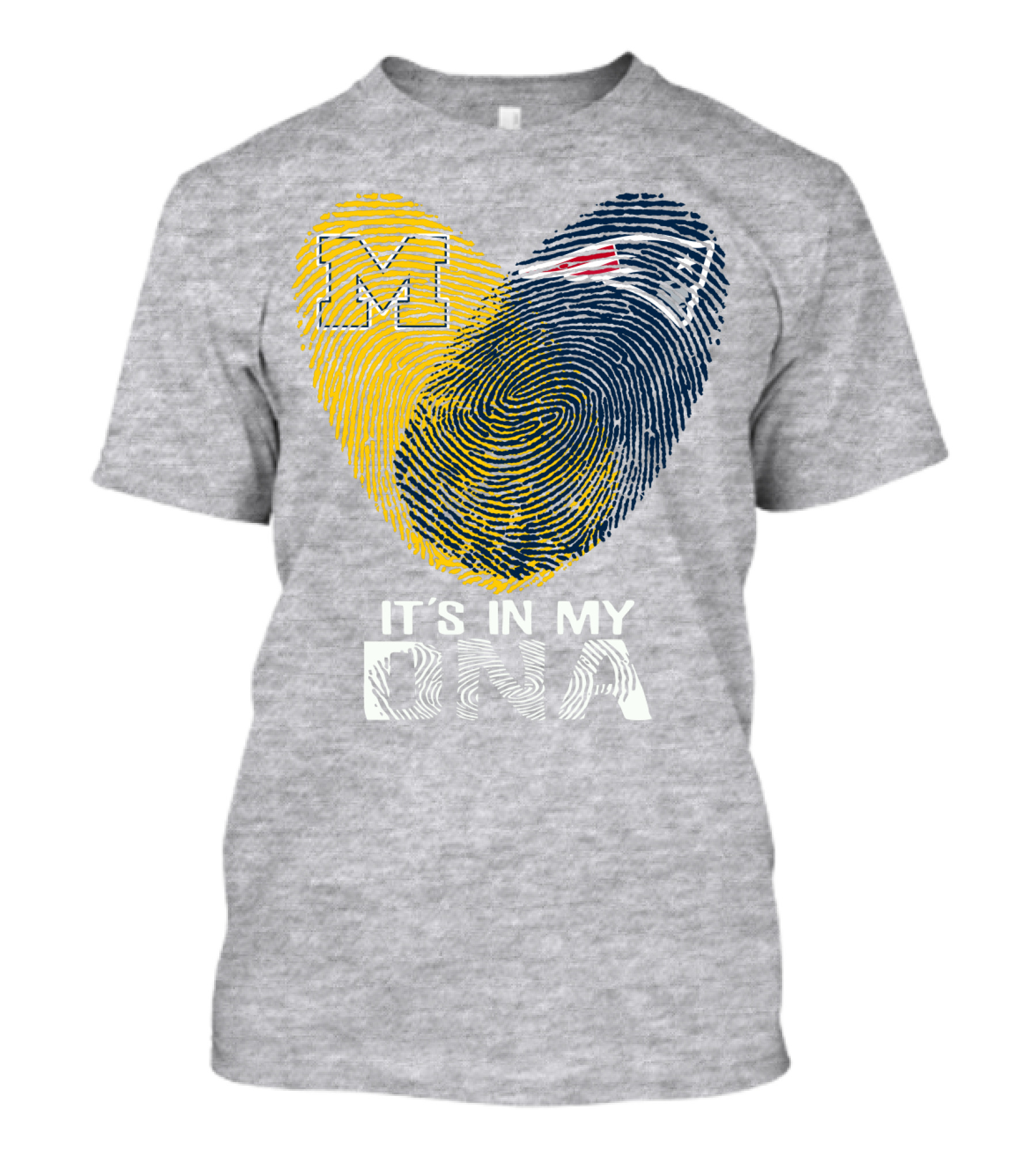 Michigan New England Patriots It's In My Dna T-Shirt
