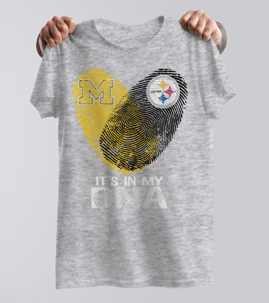 Pittsburgh Steelers Michigan It's In My Dna T-Shirt