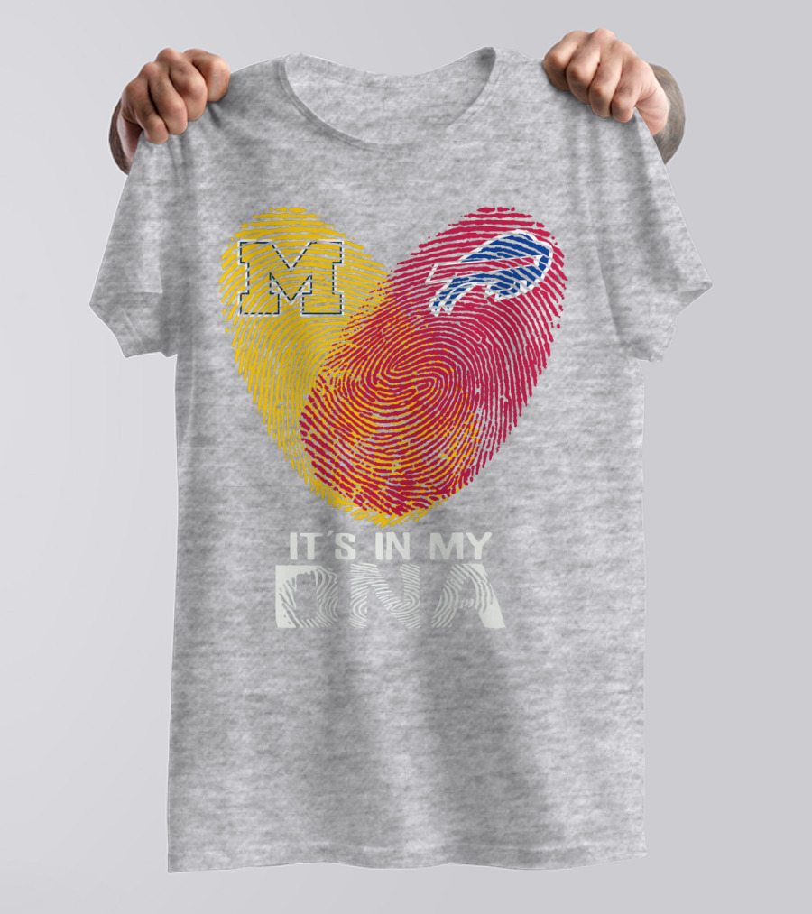 Buffalo Bills Michigan It's In My Dna T-Shirt