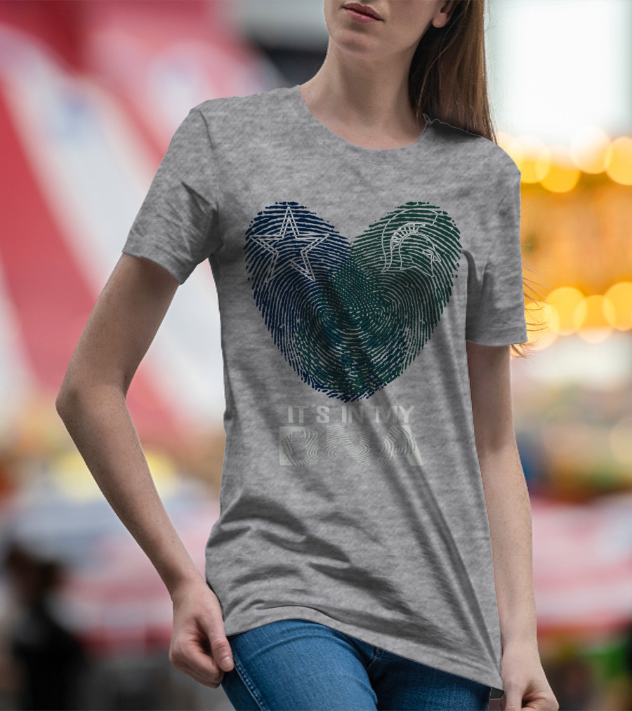 Dallas Cowboys Michigan State It's In My Dna T-Shirt