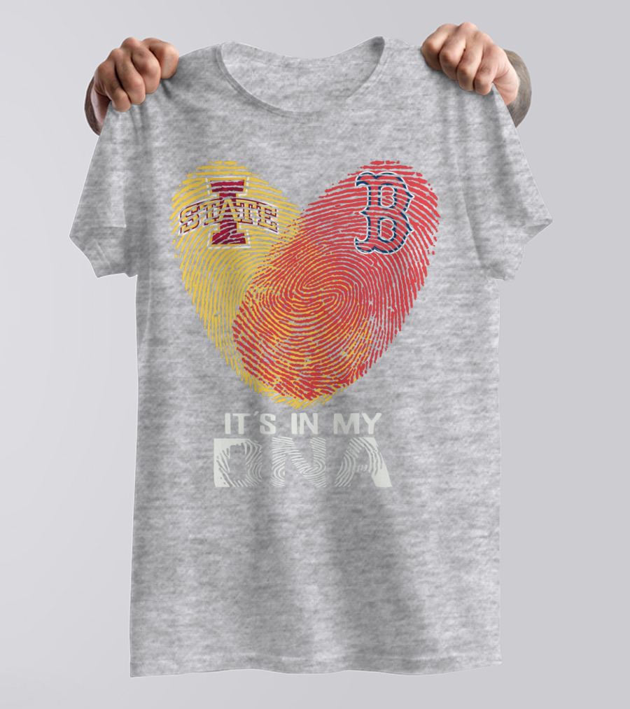 Boston Red Sox Iowa State It's In My DNA T-Shirt