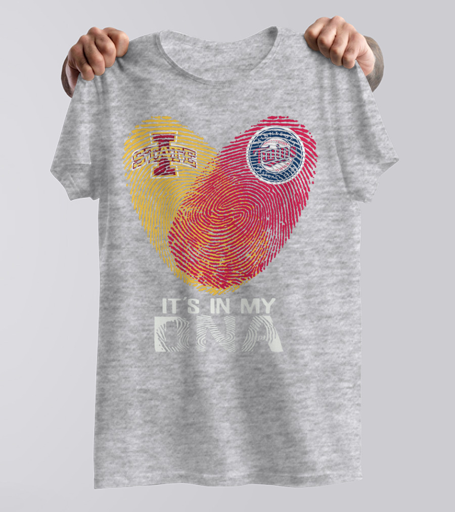 It's In My DNA Iowa State Twins T-Shirt