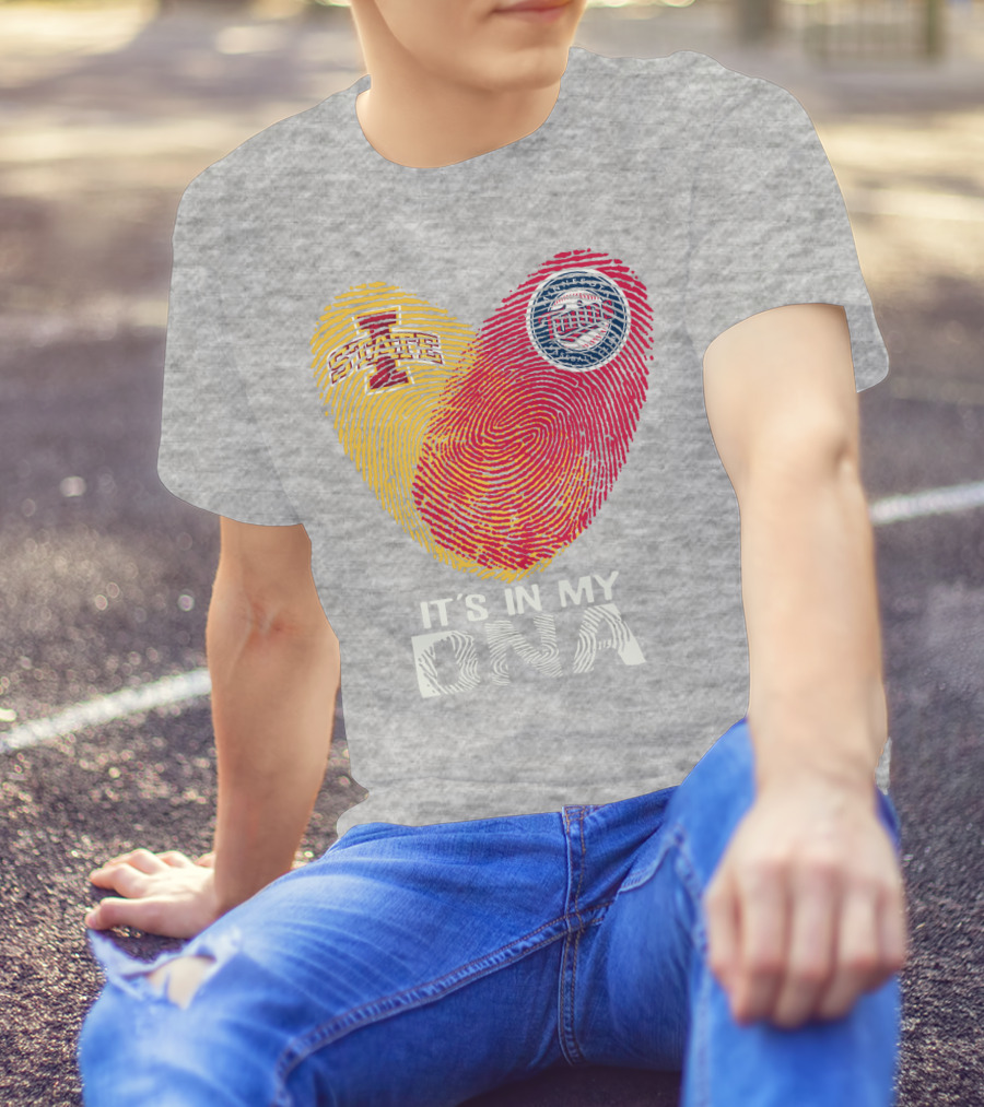 It's In My DNA Iowa State Twins T-Shirt