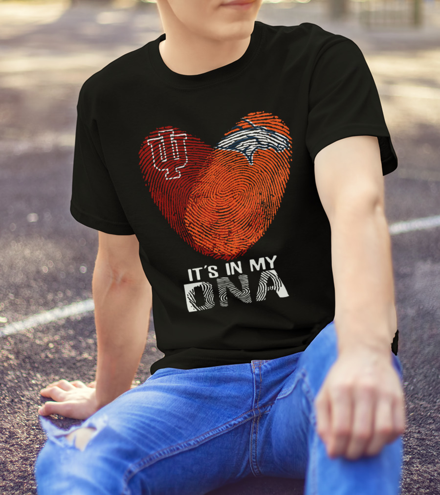 Denver Broncos Hoosiers It's In My Dna T-Shirt