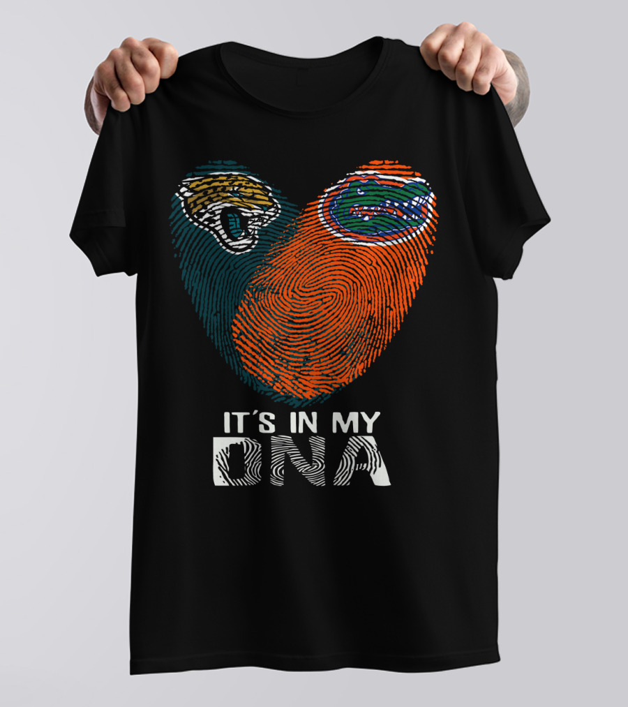 It's In My Dna Florida Gators Jacksonville Jaguars T-Shirt