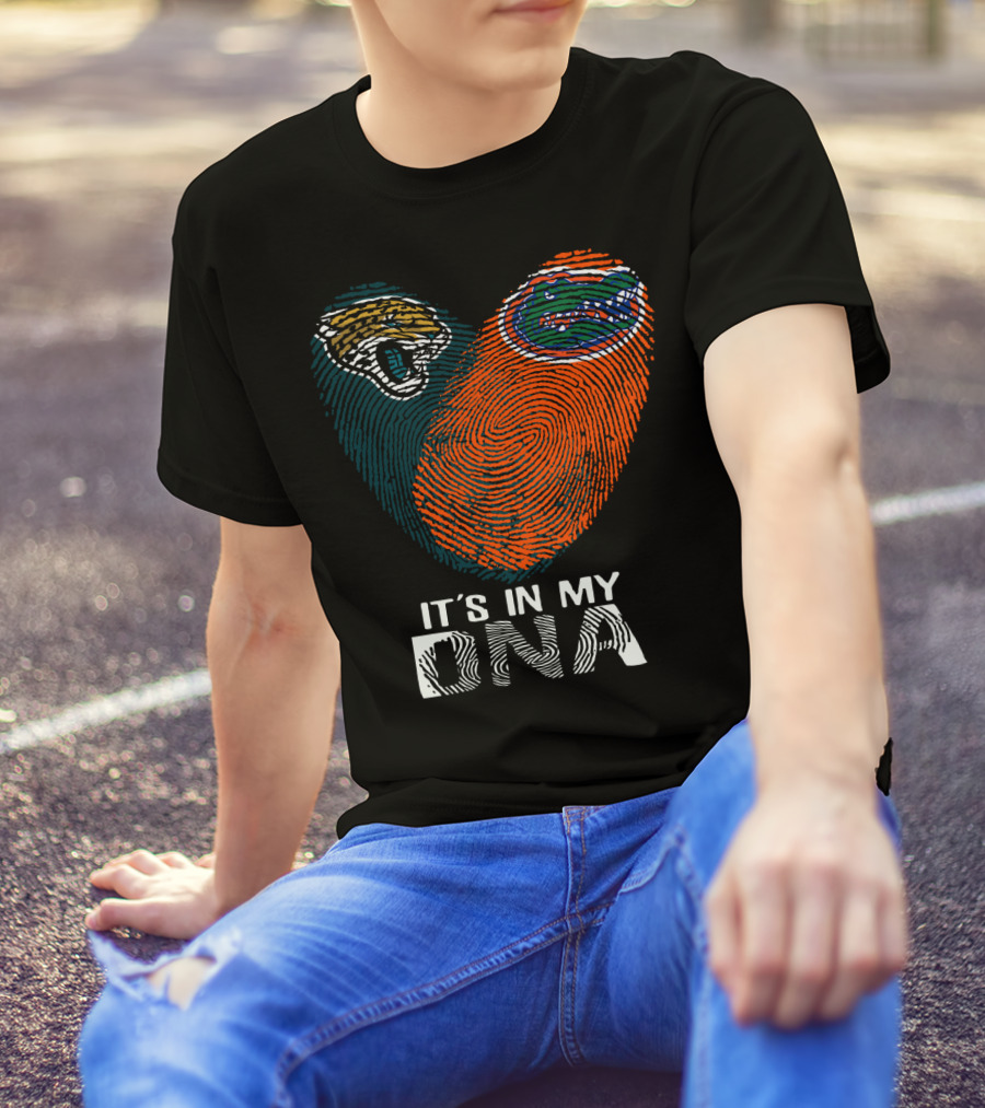It's In My Dna Florida Gators Jacksonville Jaguars T-Shirt