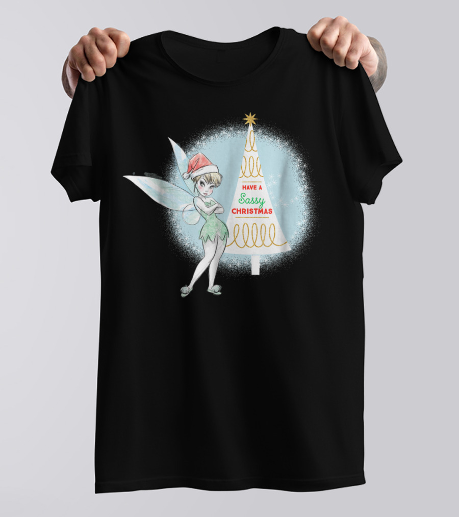 Disney Tinker Bell Have A Sassy Christmas Holiday T-Shirt