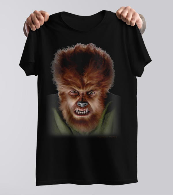 Universal Monsters The Wolf Man Classic Face T-Shirt