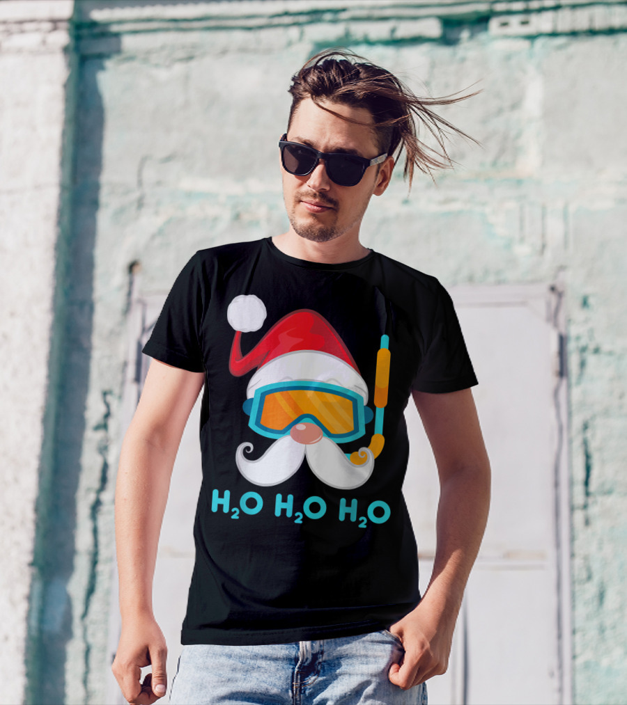 Santa Claus H2O Snorkeling Lover T-Shirt