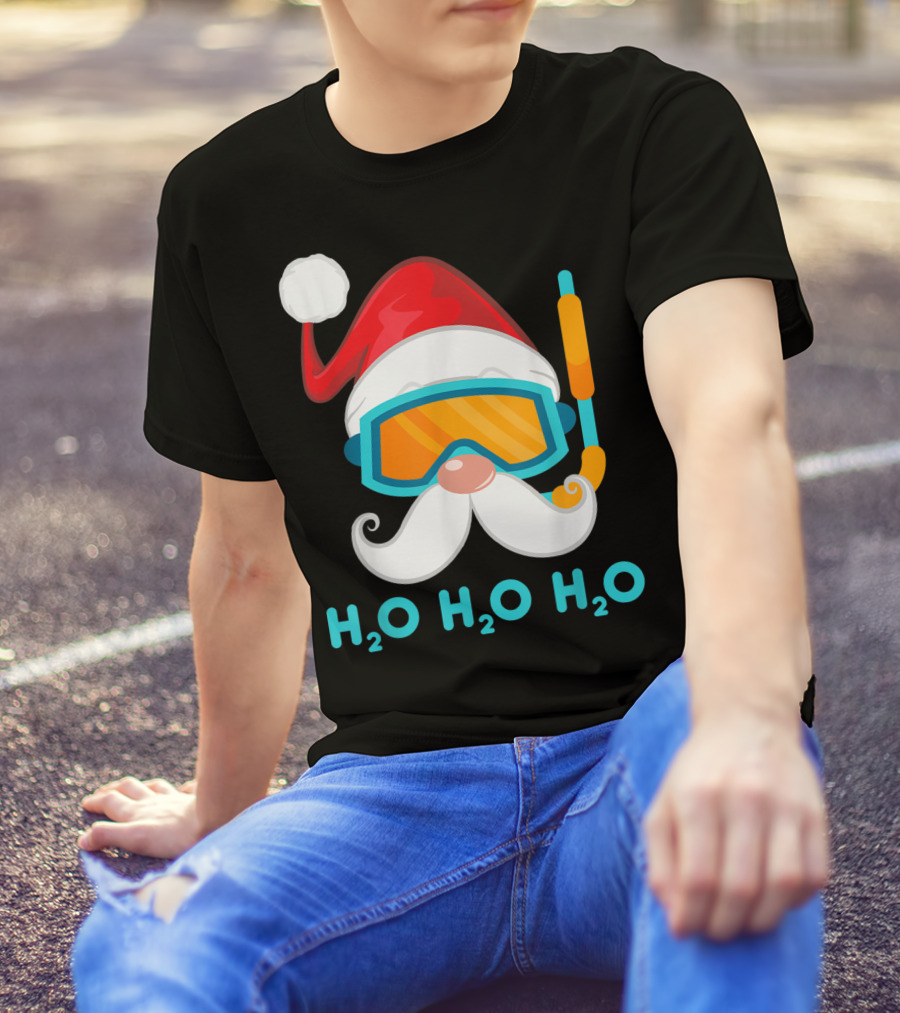 Santa Claus H2O Snorkeling Lover T-Shirt