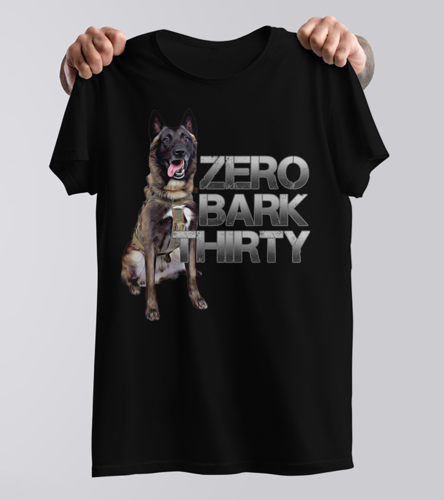 Zero Bark Thirty Dog T-Shirt