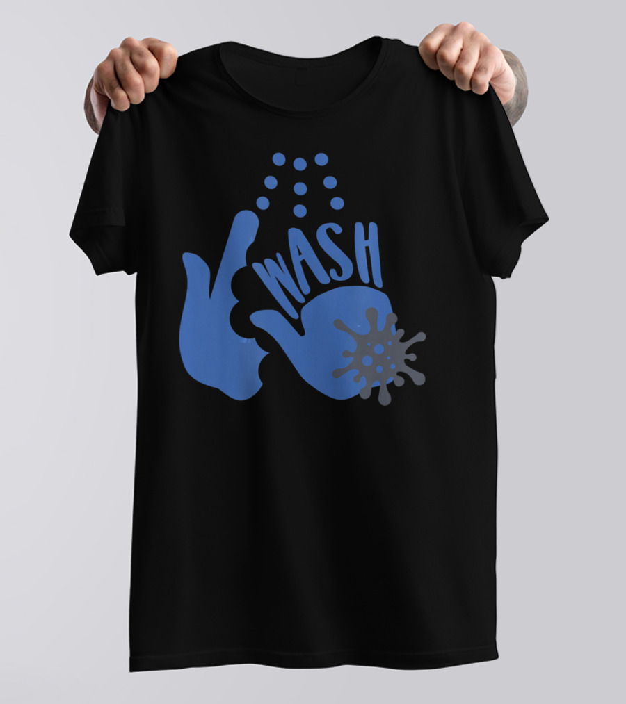 Wash Your Freakin' Hands Virus Bubbles T-Shirt