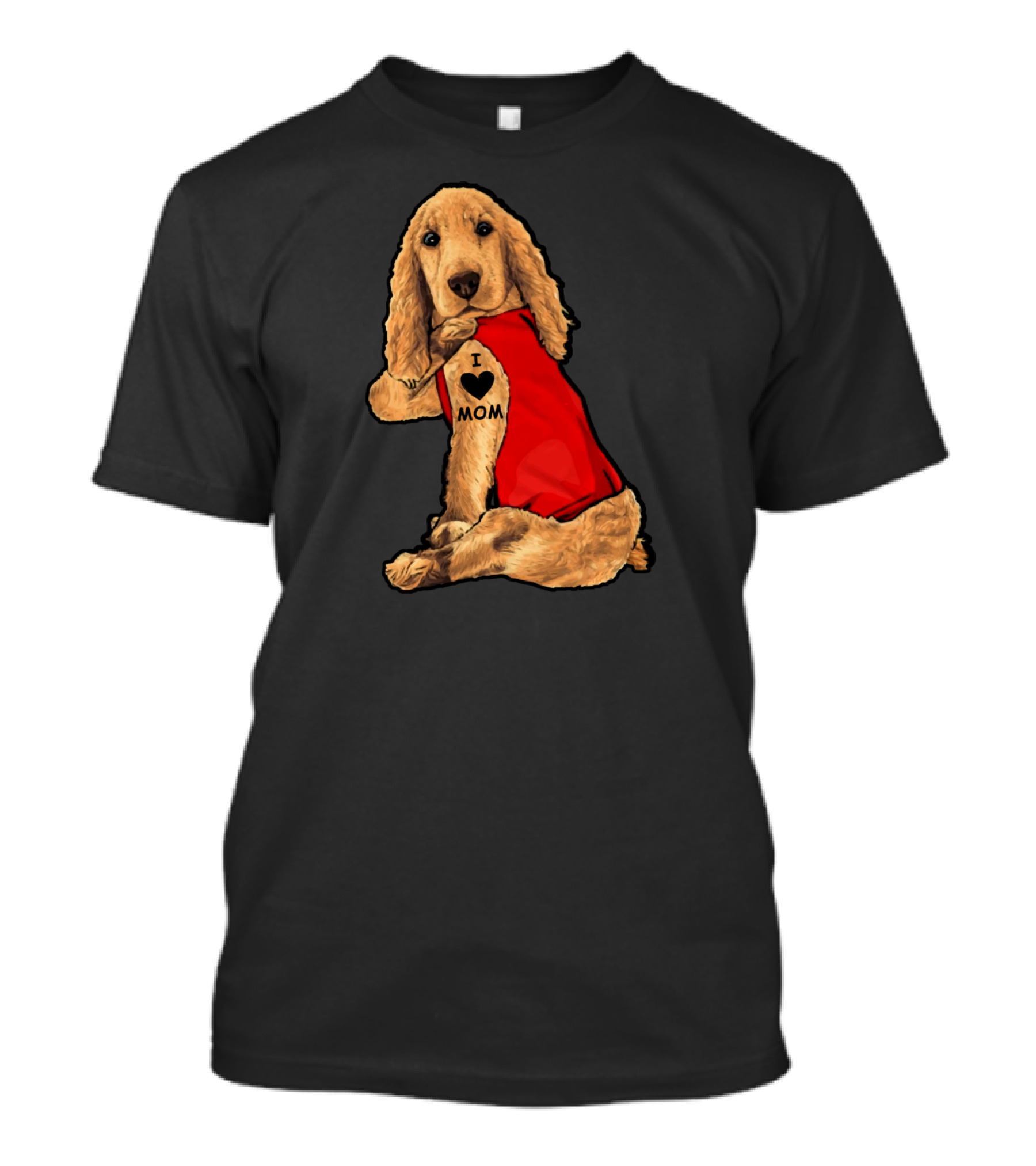English Cocker Spaniel I Love Mom T-Shirt
