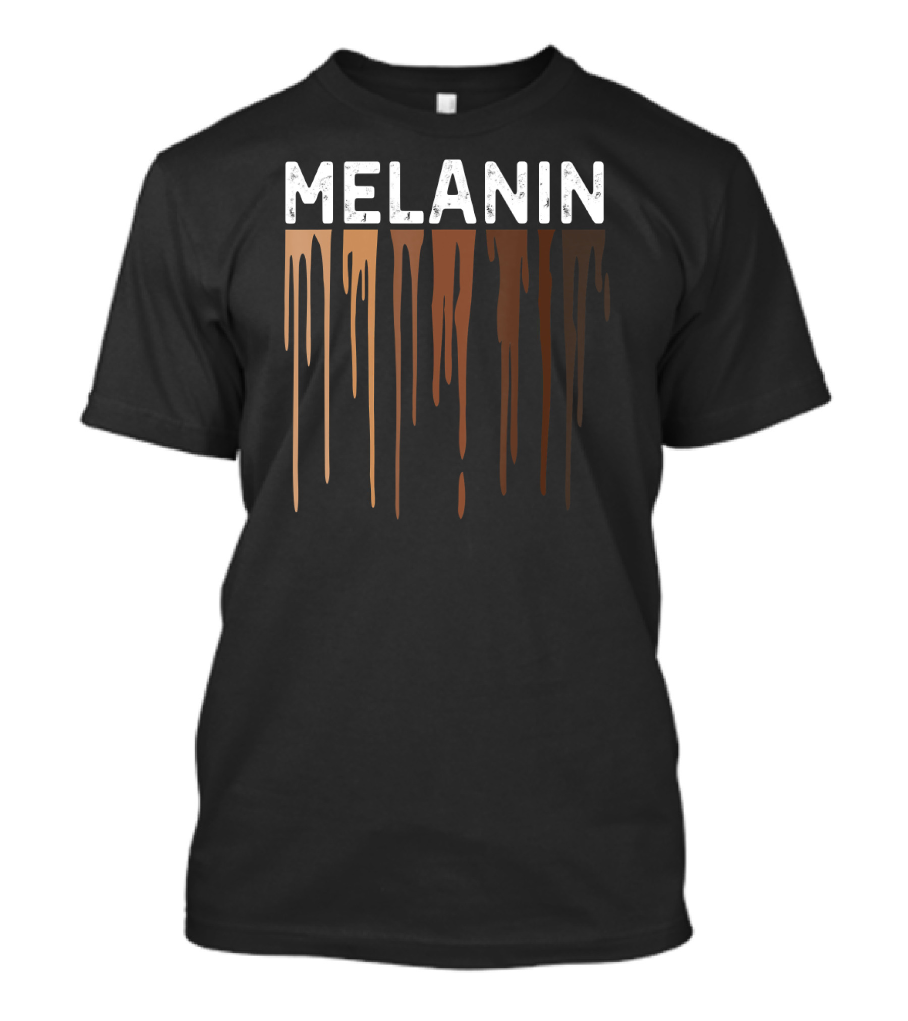 Drippin Melanin Pride Black History Melanin T-Shirt