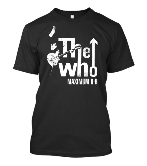 The Who Maximum R B Tour Iconic Arrow Guitar T-Shirt