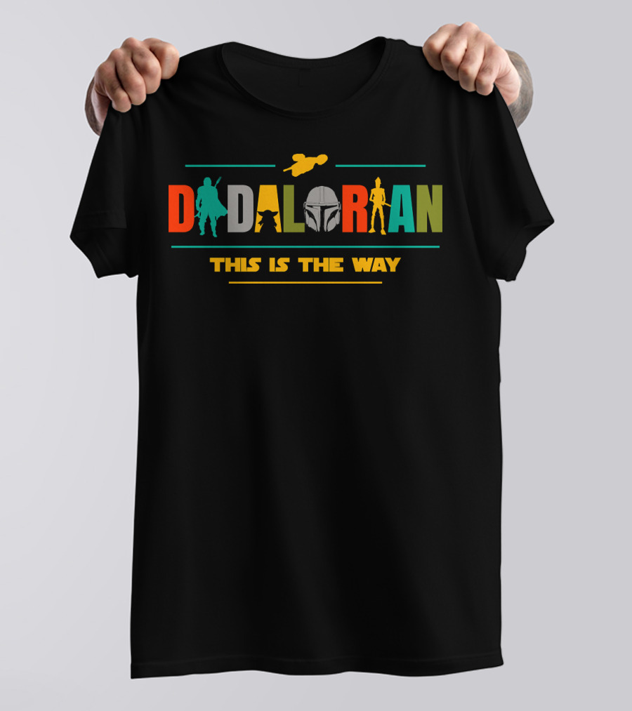 Dadalorian This Is The Way Star Wars Mandalorian Yoda T-Shirt