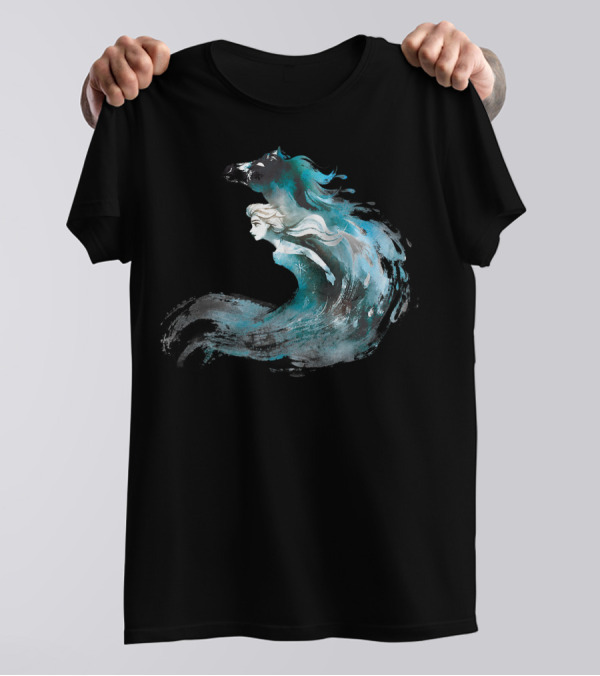 Disney Frozen 2 Elsa And The Nokk Magic Water Spirit T-Shirt