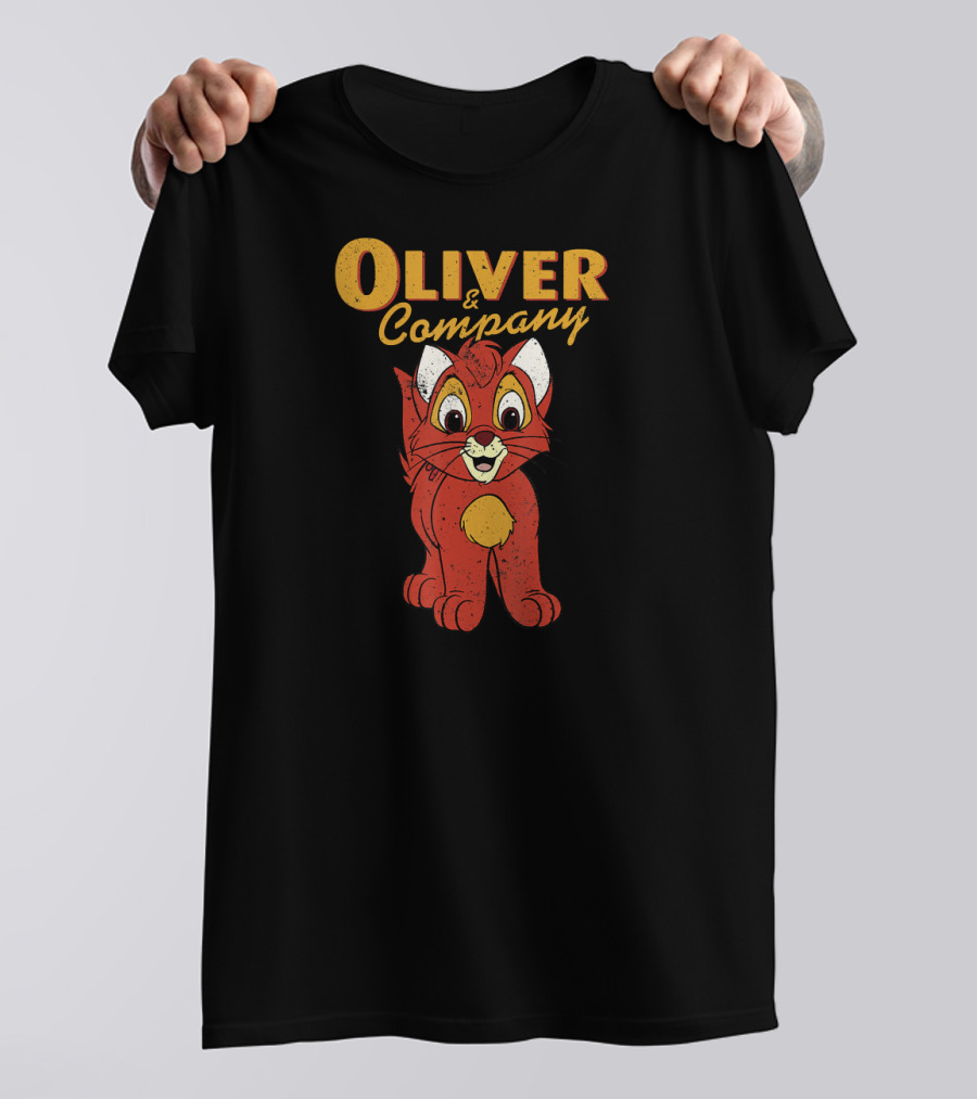 Oliver And Company Disney Movie Cat T-Shirt