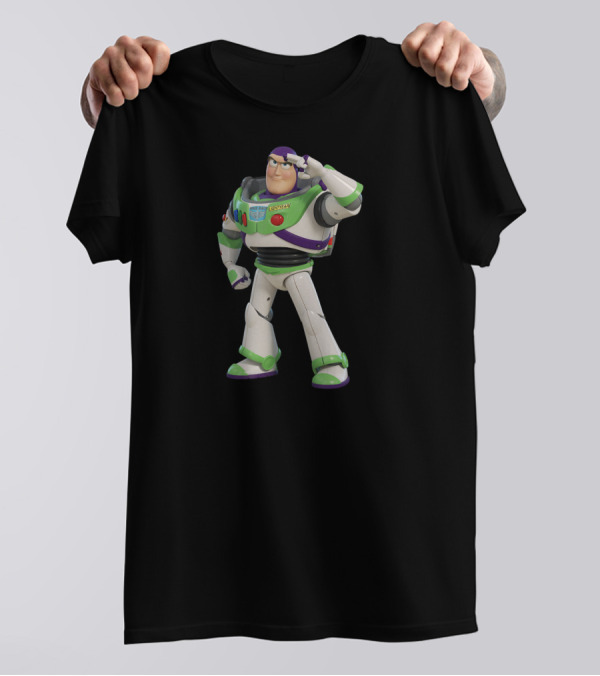 Buzz Lightyear Salute Disney Pixar Toy Story 4 Heroic Pose T-Shirt