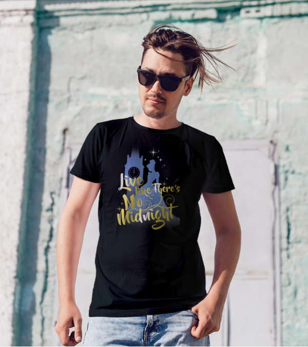 Cinderella Live Like There's No Midnight Disney Clock Tower T-Shirt