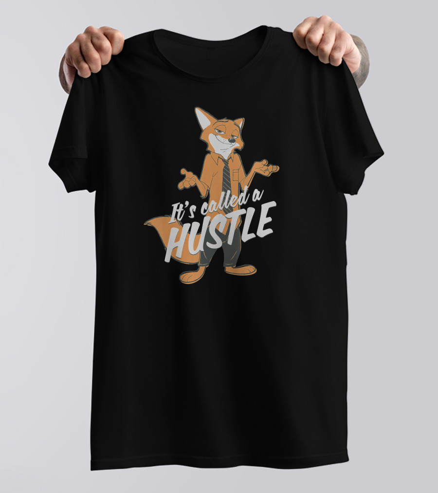 Disney Zootopia Nick Wilde It's Called A Hustle T-Shirt