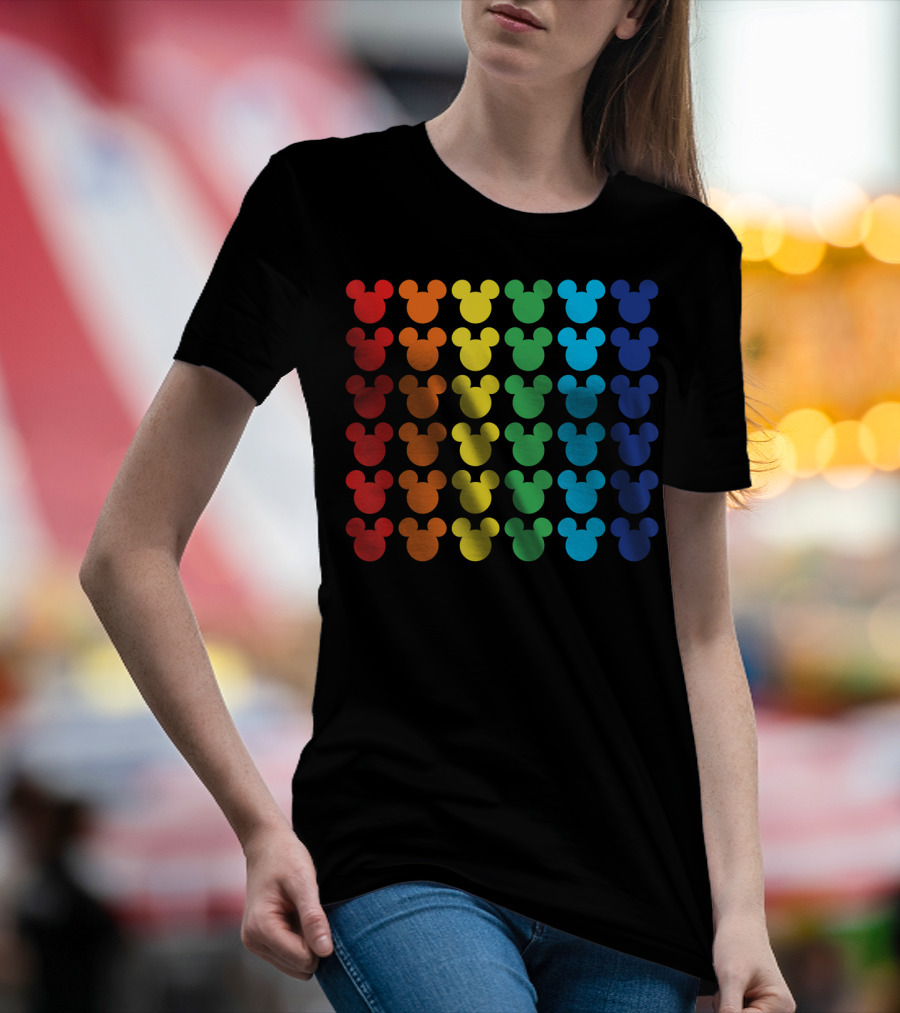 Disney Mickey Mouse Rainbow T-Shirt