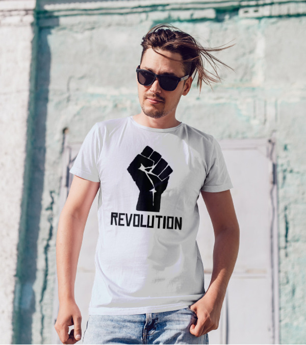 African Black Pride Political Revolution Fist T-Shirt