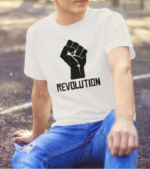 African Black Pride Political Revolution Fist T-Shirt