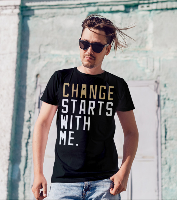 Change Starts With Me Minnesota State Motivation T-Shirt